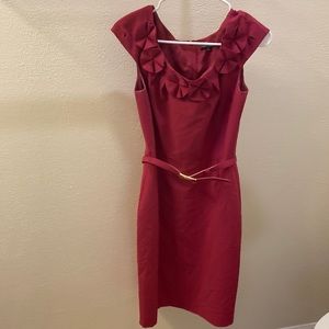 Isabella DeMarco Tahiti Levine size 4 brandy sleeveless dress